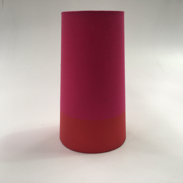 LAMPSHADE, Contemp (Small) - Pink Red Stripe 30cmH